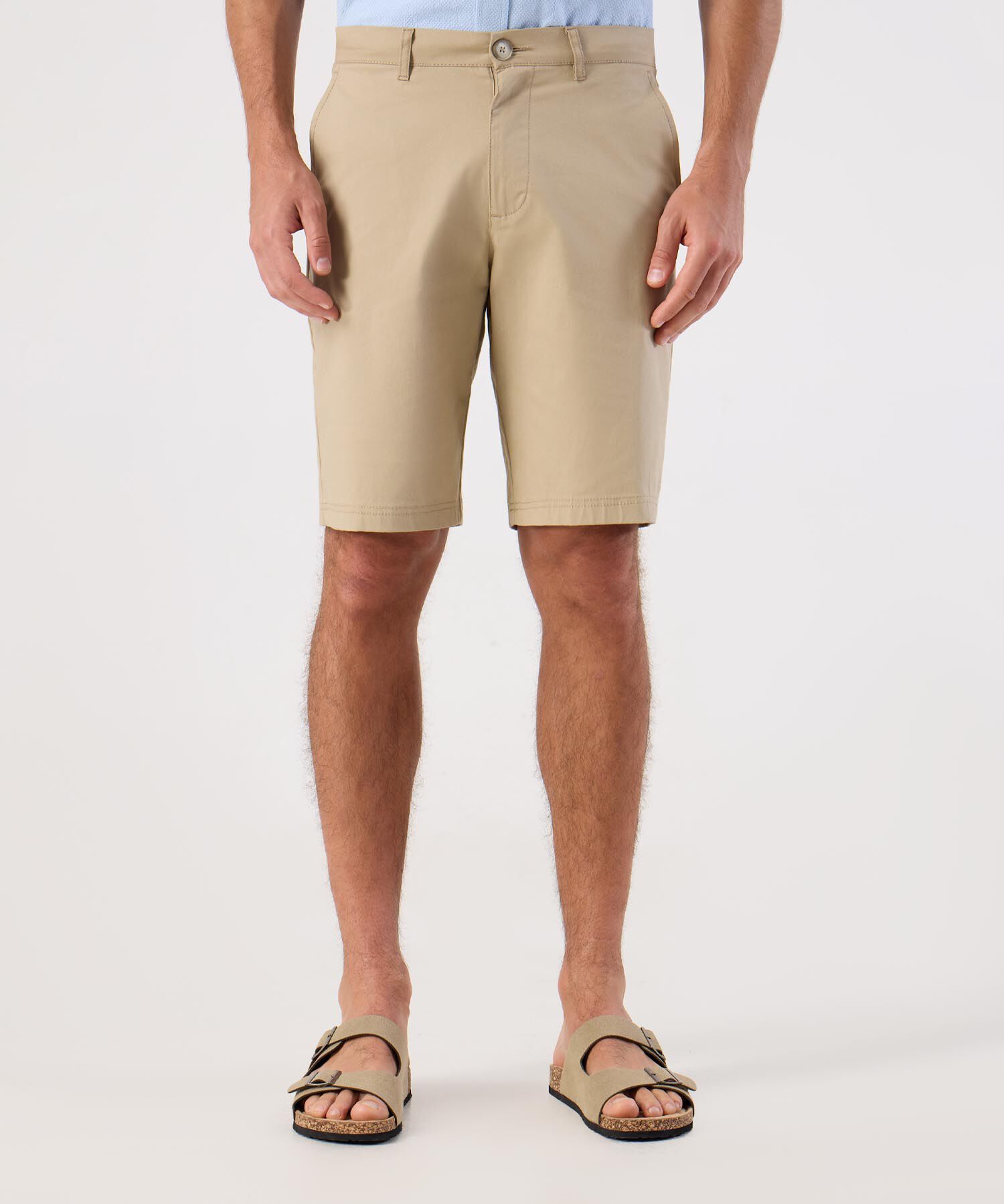 Bermuda Chino Casual Para Hombre