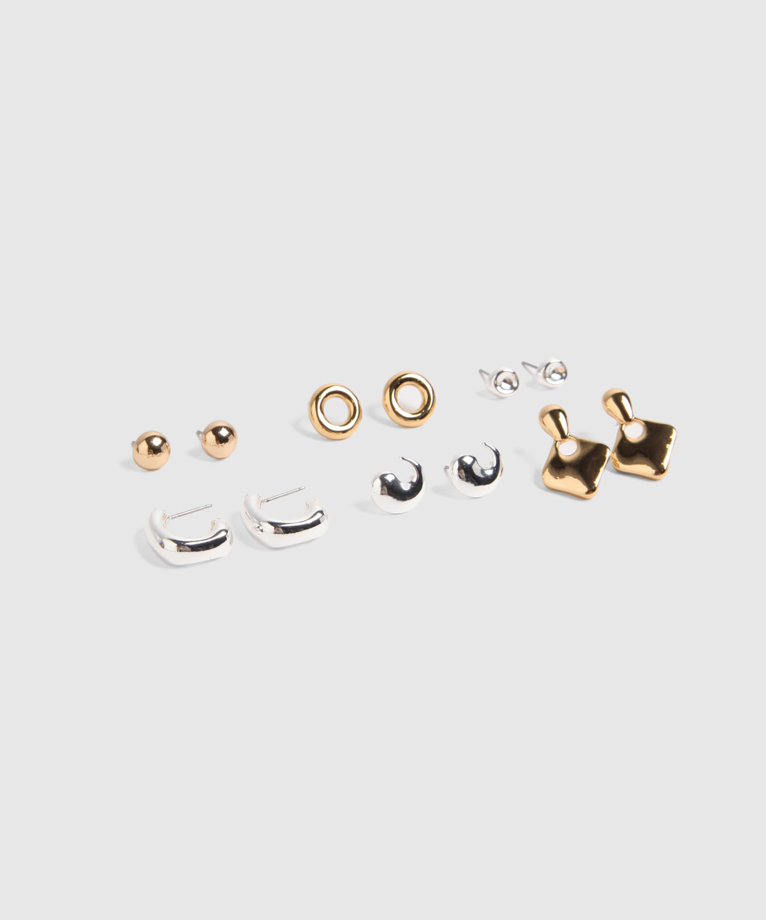 Set X6 Aretes Bicolores 