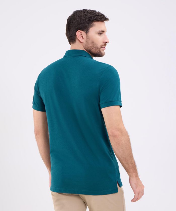Polo Unicolor Para Hombre