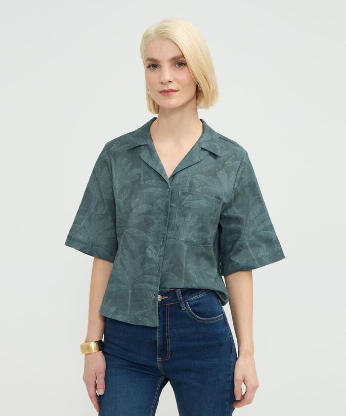 Camisa Manga Corta Estampada