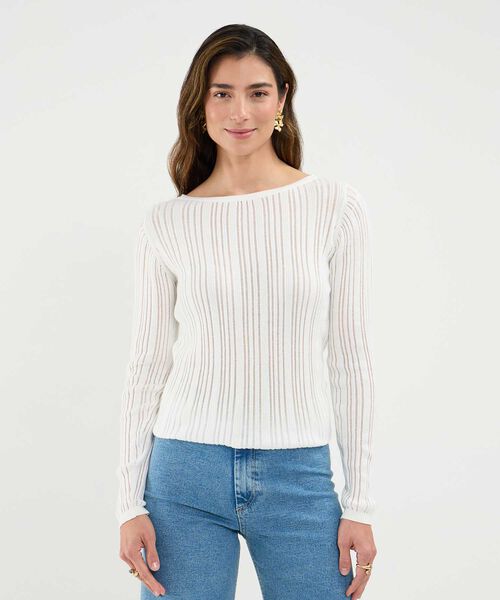 Camiseta Tejido Desagujado image number null