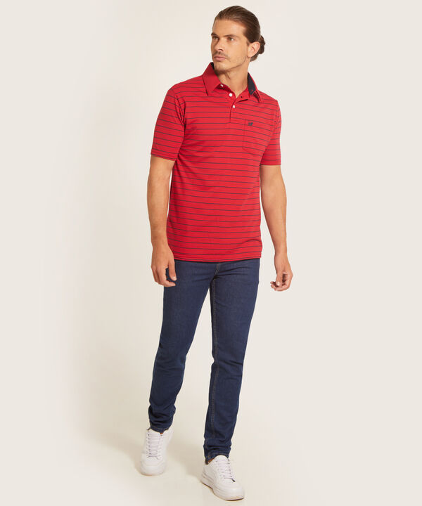 Polo Cuello Duro  Prete&ntilde;ido Bicolor