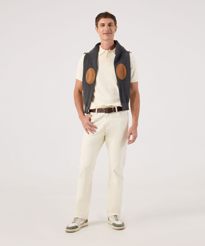 Polo Tejida Para Hombre