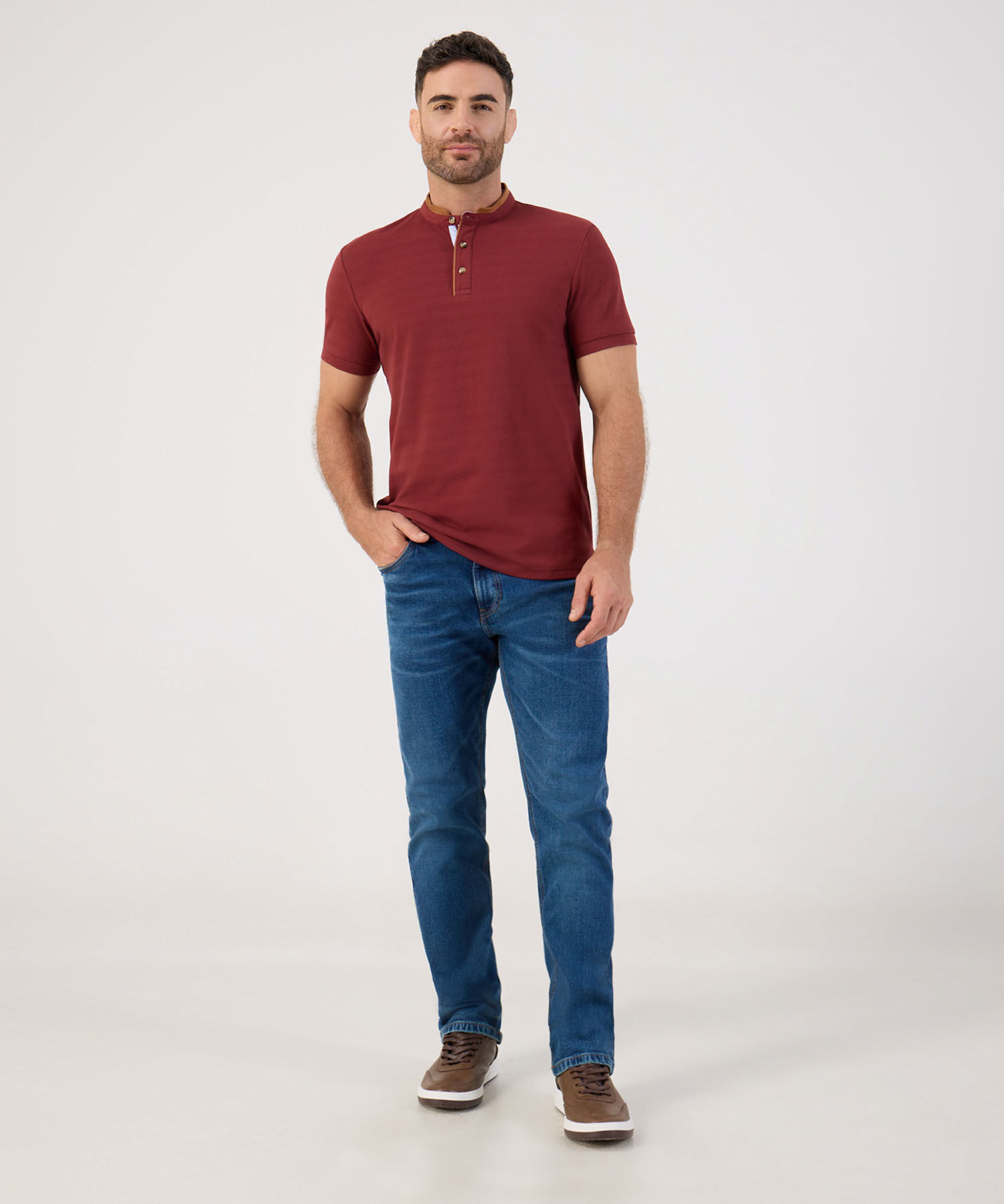 Polo Cuello Neru Slim Fit para Hombre