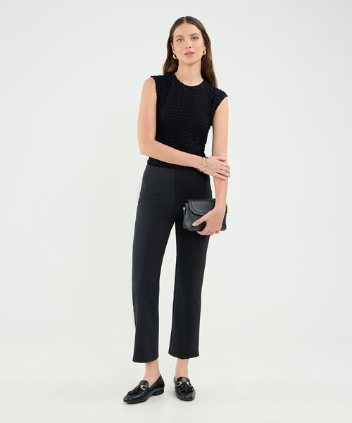 Camiseta Con Textura Hombro Corrido Para Mujer image number null