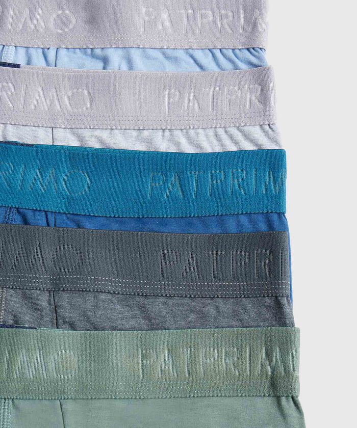 Pack X5 Boxer Medio En Algod&oacute;n Unicolor