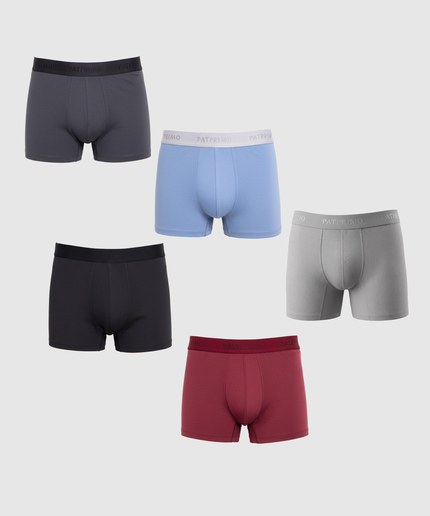 Set x5 B&oacute;xers Trunk Esenciales Para Hombre