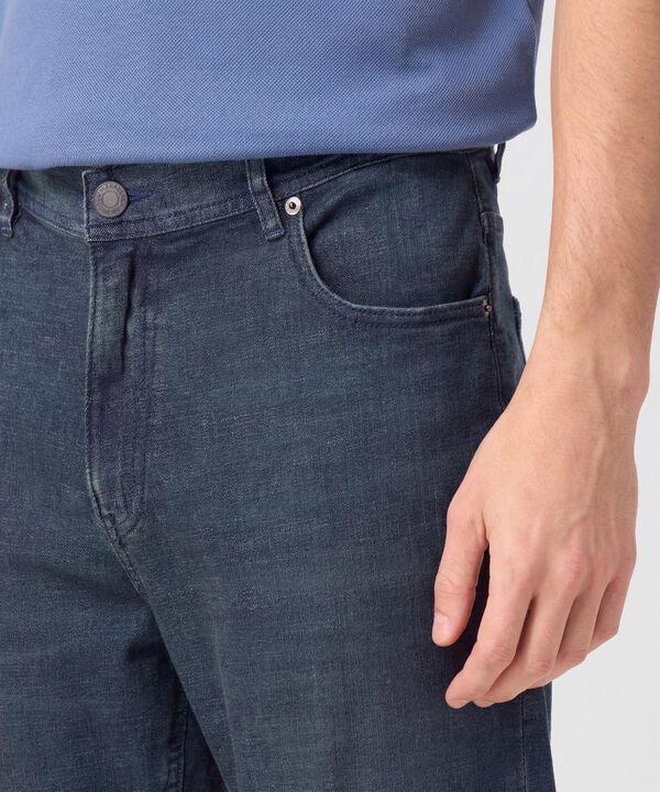 Jeans De Corte Recto Tradicional Para Hombre