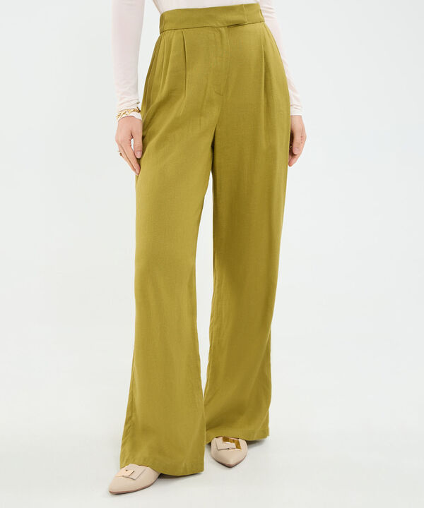 Pantal&oacute;n en Efecto Lino image number null