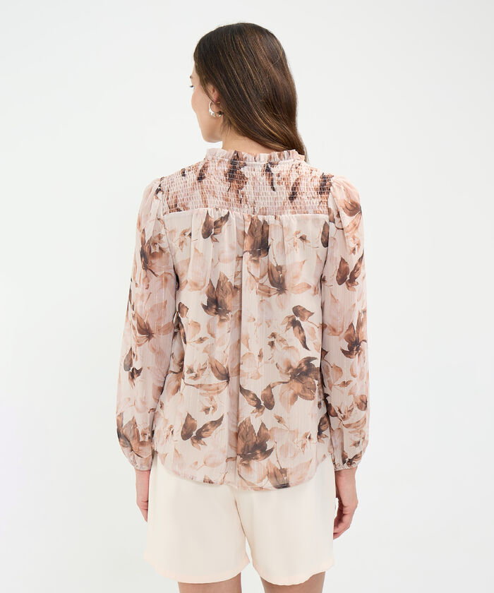 Blusa Estampada con Lurex