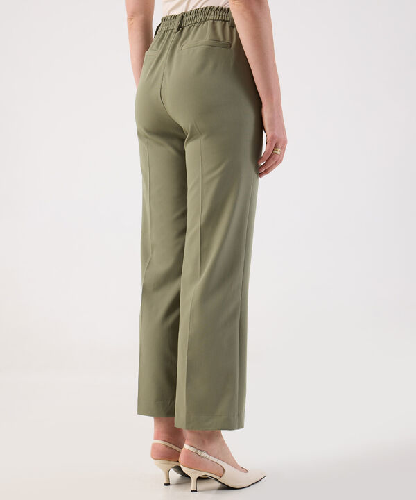 Pantal&oacute;n Sastre Cropped Cl&aacute;sico Urbano