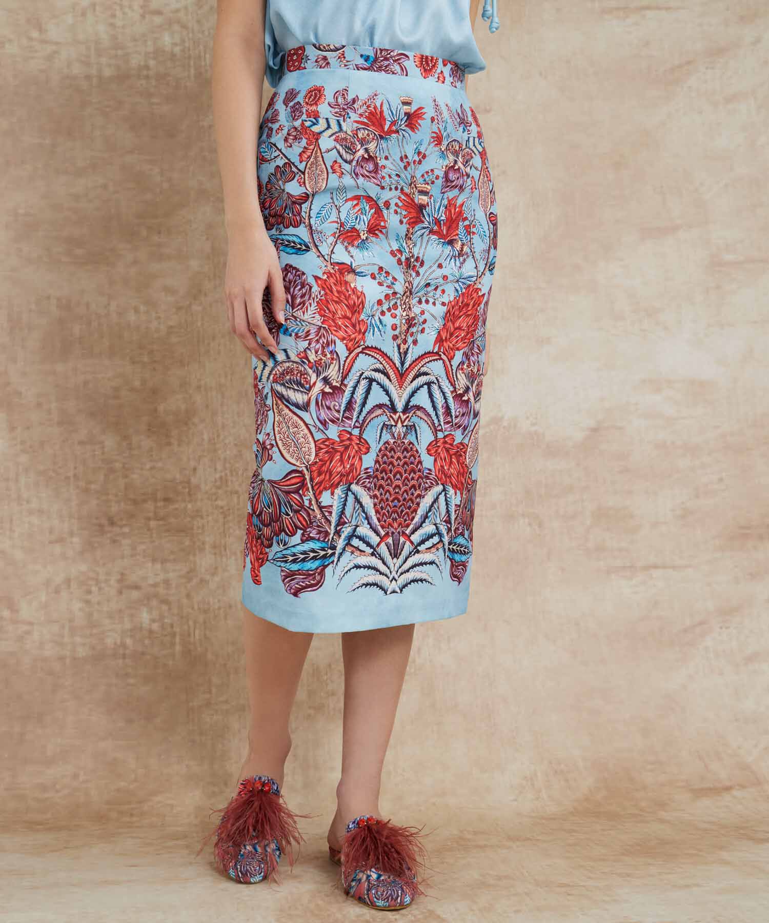 Falda Estampada Beatriz Camacho