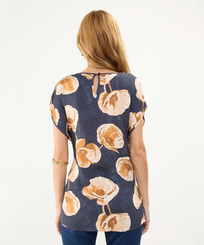 Blusa Estampada con Anudado