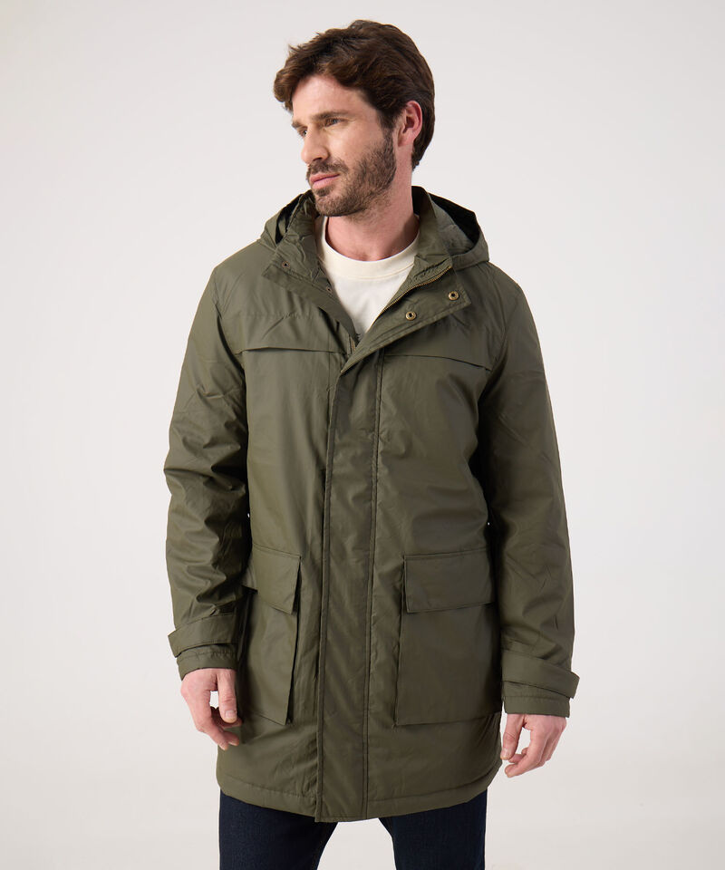 Chaqueta Parka Unicolor 
