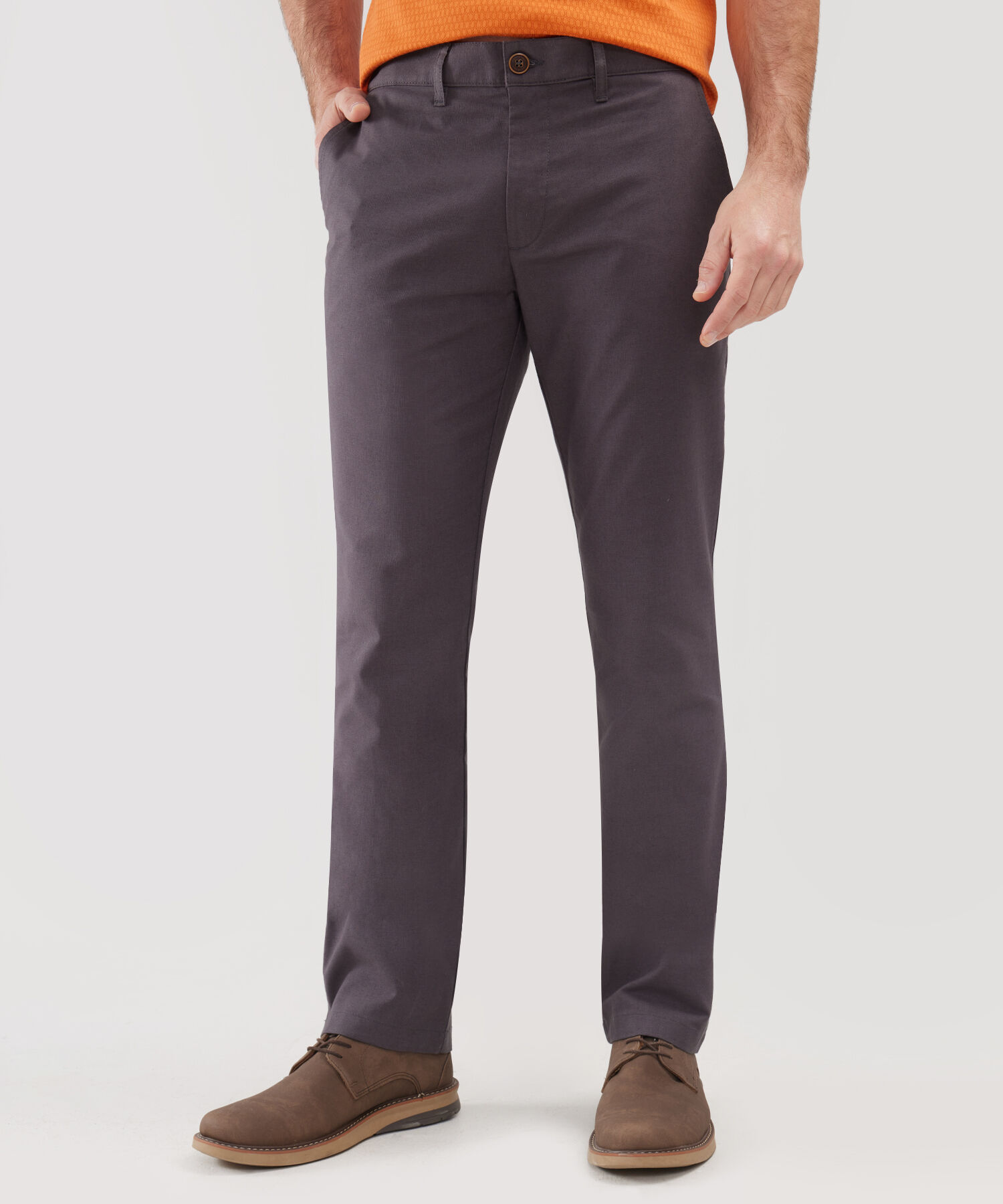 Pantalon Bolsillos Laterales Internos Y De Ribete Atras