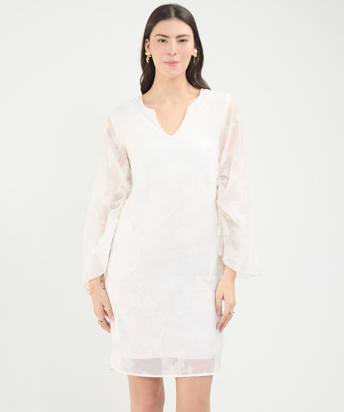 Vestido Corto Escote en V