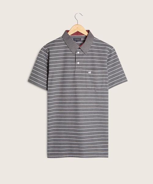 Polo Cuello Duro  Preteñido Bicolor