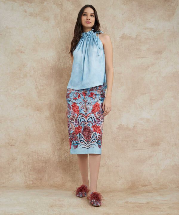 Falda Estampada Beatriz Camacho