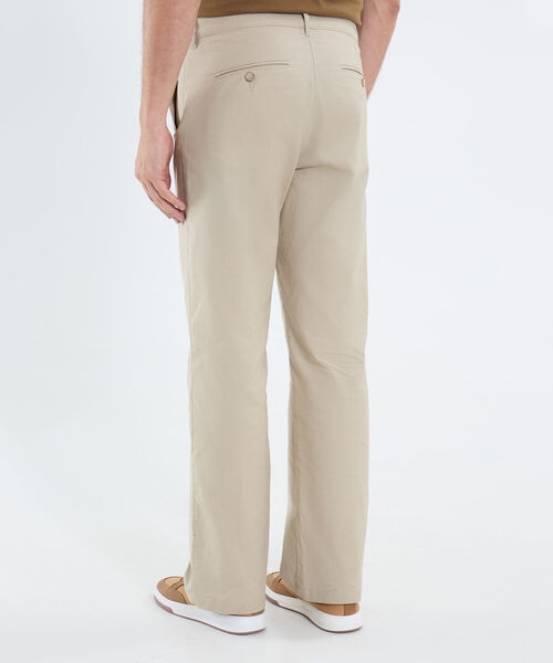 Pantalon Regular Para Hombre, Beige, hi-res