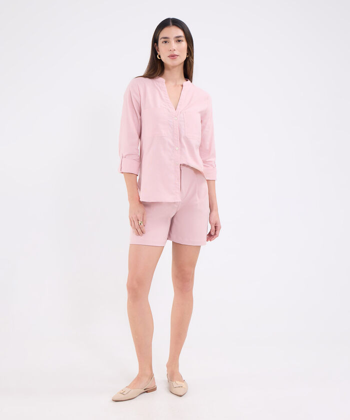 Bermuda con prense para mujer