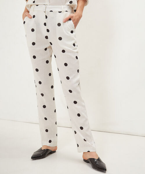Pantalón Clásico Estampado image number null
