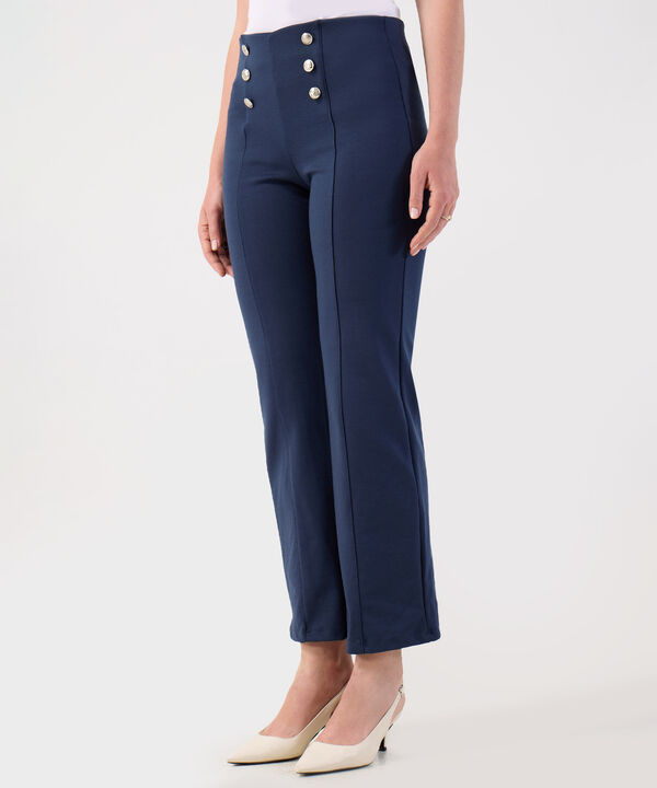 Leggings Mujer Talle Alto Botones Decorativos image number null