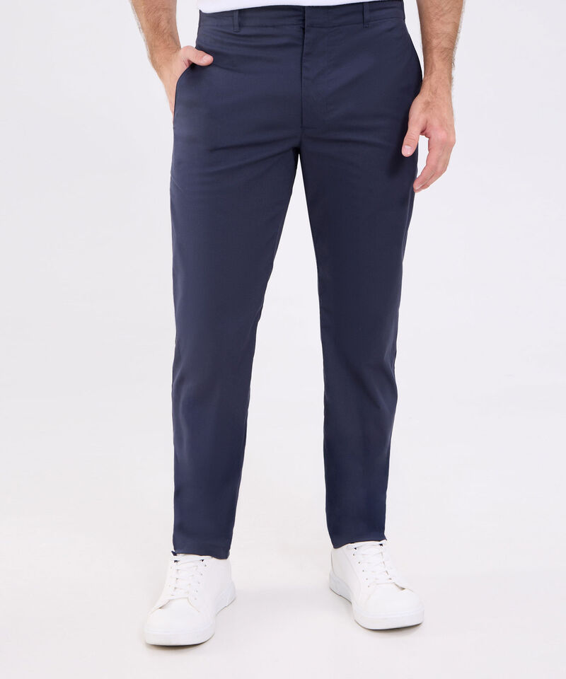 Pantalon Unicolor Para Hombre