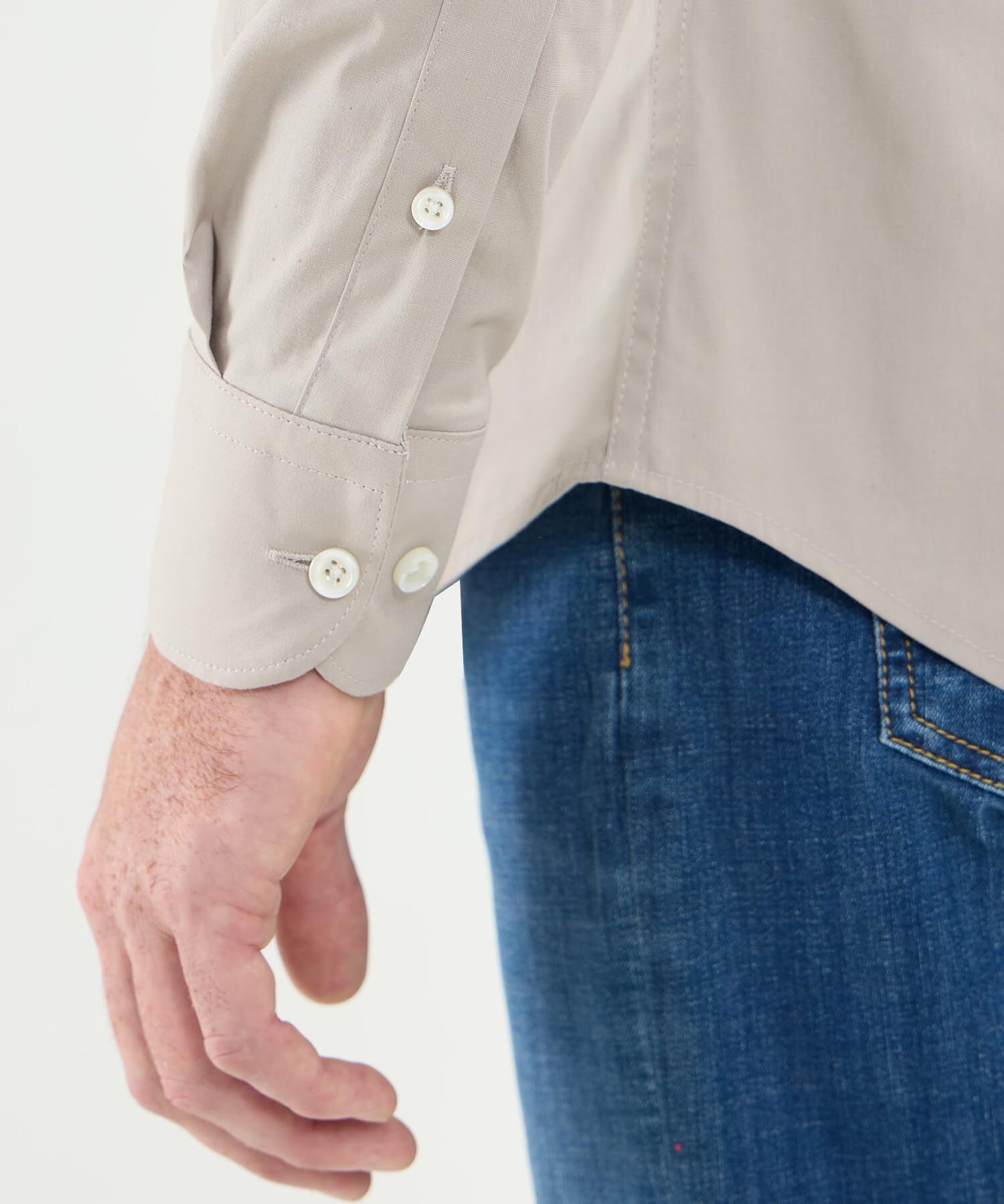 Camisa Corbatera Manga Larga Cuello Formal