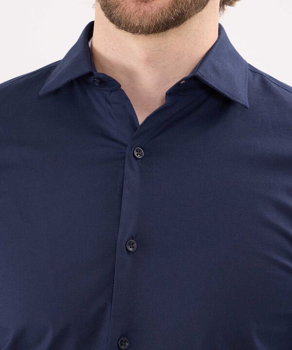 Camisa Corbatera Manga Larga