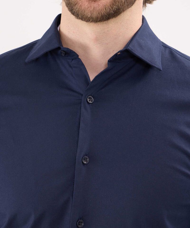 Camisa Corbatera Manga Larga