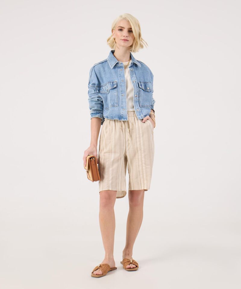 Bermuda Larga A Rayas