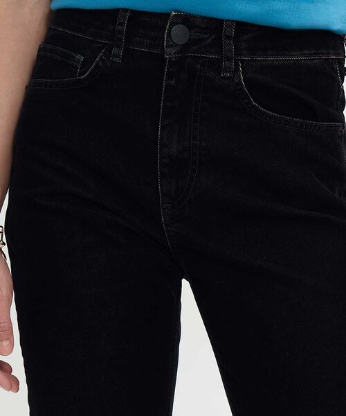 Jeans Straight Tono Negro image number null