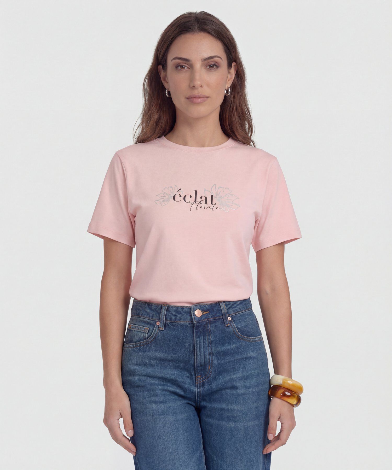 Camiseta Estampada Manga Corta 