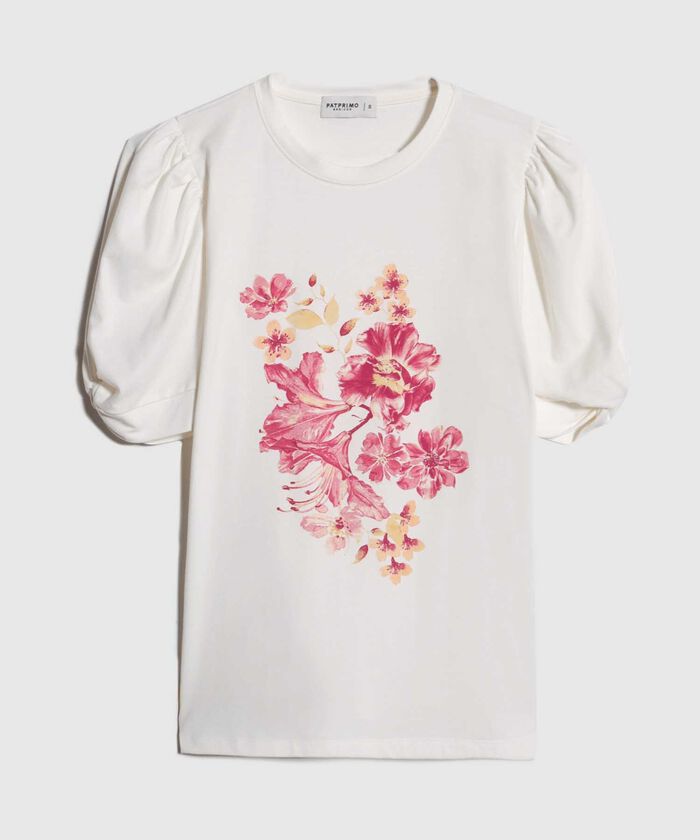 Camiseta Estampado Floral