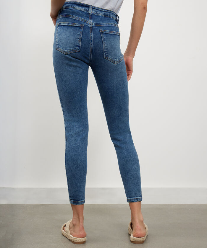 Jean Esencial Skinny Med Blue