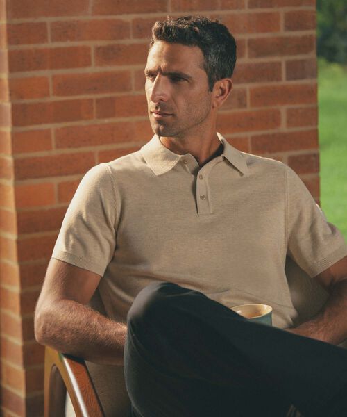 Polo Tejida Para Hombre image number null